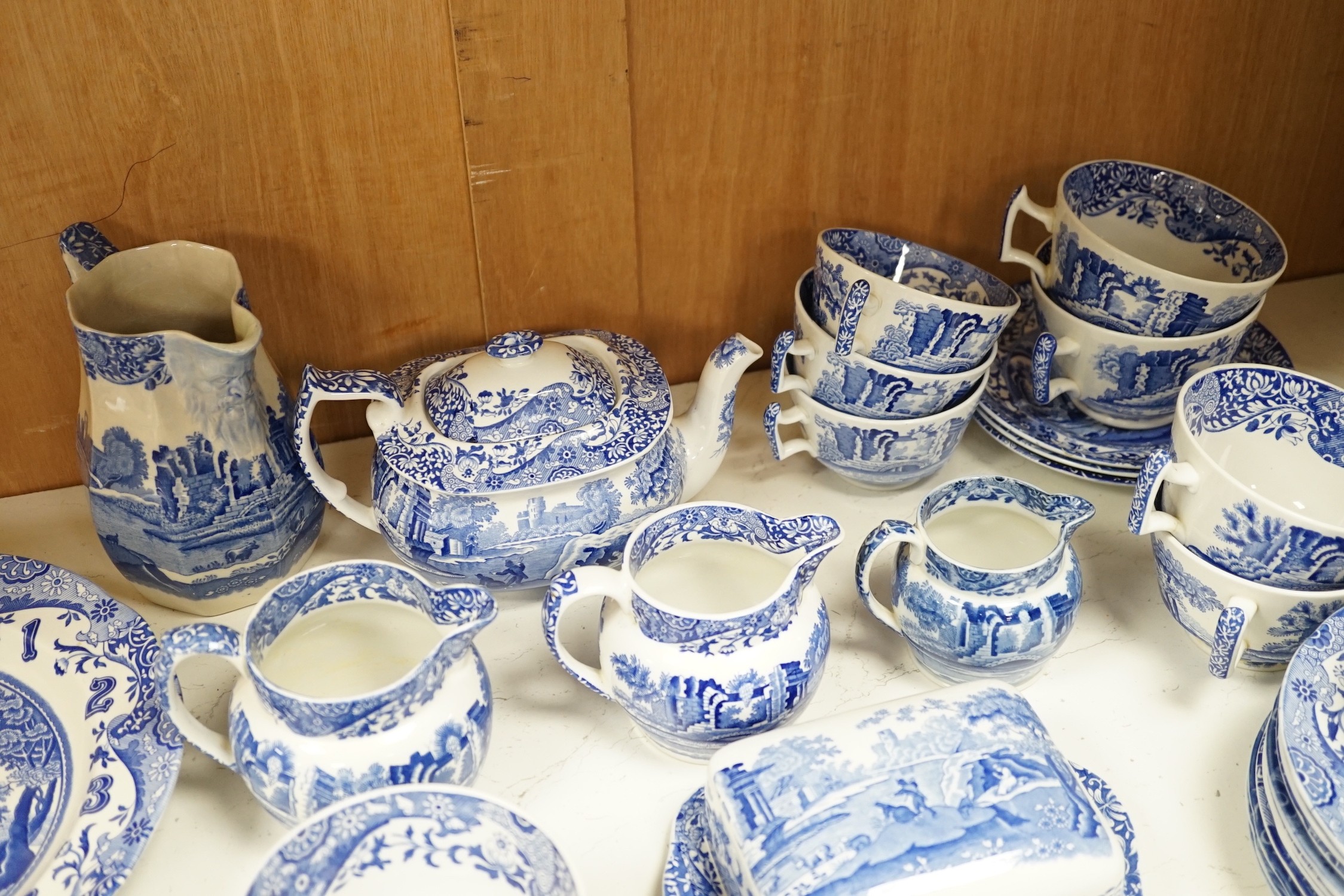 A group of Spode Italian tea wares